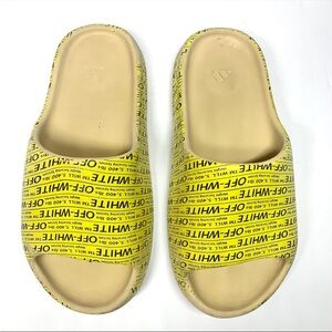 Off White x Yeezy Adidas Monogram Logo Slides